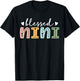 Blessed Nini Grandma Nini Grandmother T-Shirt - T-Shirt | Black