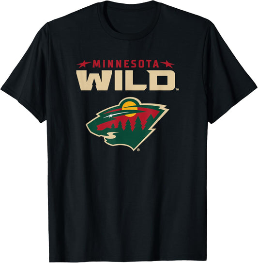 Minnesota Wild Power Play Black Officially Licensed T-Shirt - T-Shirt | Black