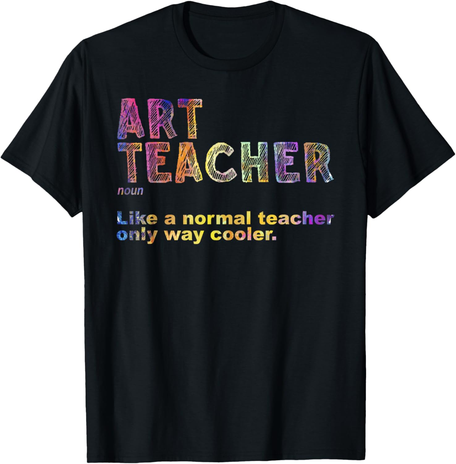 Art Teacher Design Women Artist Teaching Art School T-Shirt - T-Shirt | Black