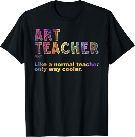 Art Teacher Design Women Artist Teaching Art School T-Shirt - T-Shirt | Black