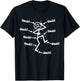 Ow Ow Ow Funny Chronic Pain Awareness Comedy Stick Character T-Shirt - T-Shirt | Black