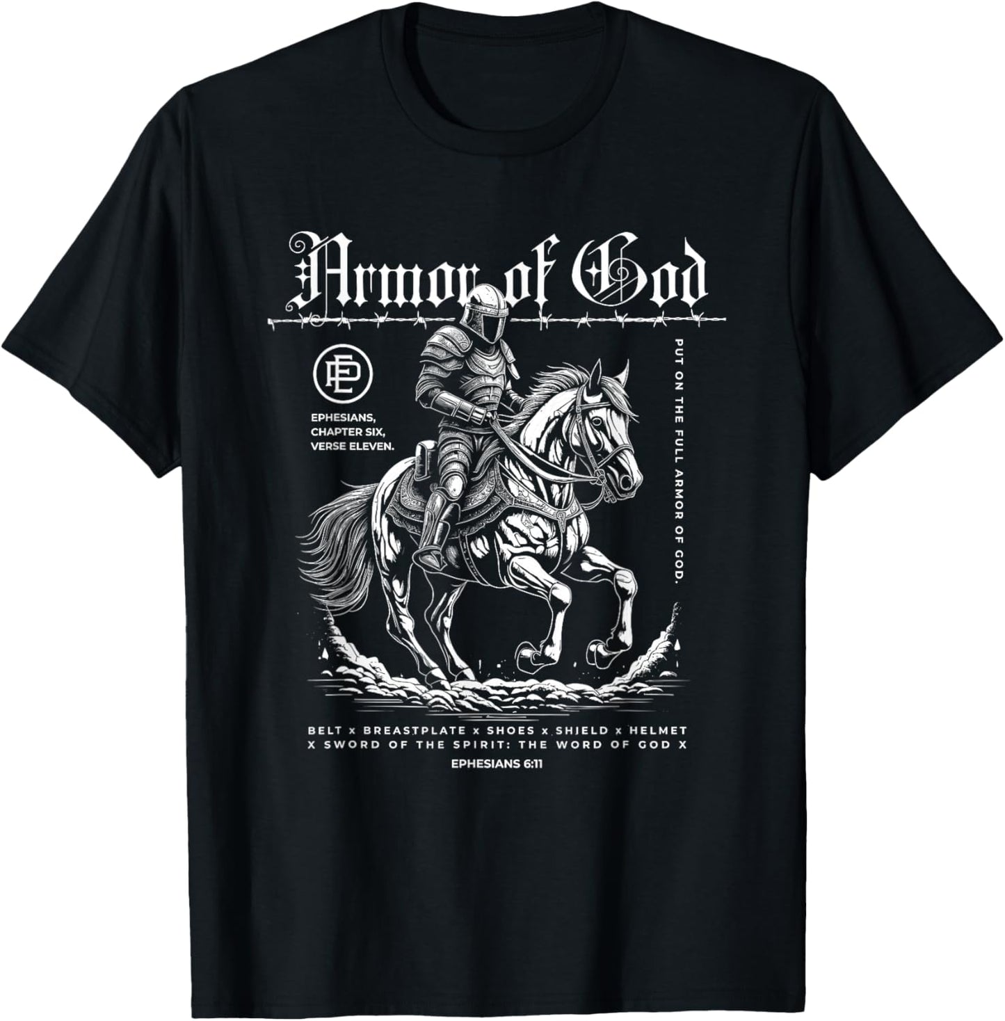 Armor of God T-Shirt - T-Shirt | Black