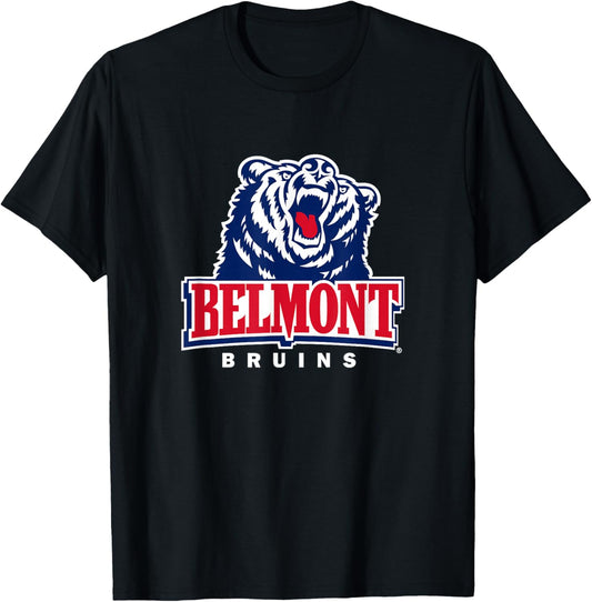 Belmont Bruins | Official NCAA Merch | PPBEL02 T-Shirt - T-Shirt | Black