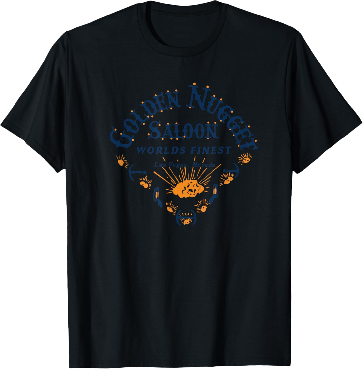Golden Nugget Saloon Vintage Las Vegas , Women T-Shirt - T-Shirt | Black