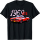1969 69 GTO Classic Car Old School Muscle Car T-Shirt - T-Shirt | Black