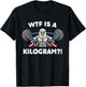 WTF is a Kilogram Eagle USA Patriotic Gymer Weightlifting Women Men T-Shirt - T-Shirt | Black