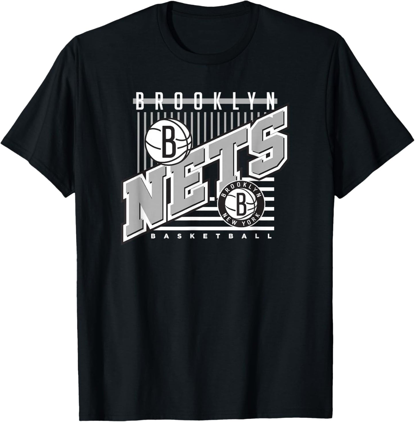 NBA Brooklyn Nets montent T-Shirt - T-Shirt | Black