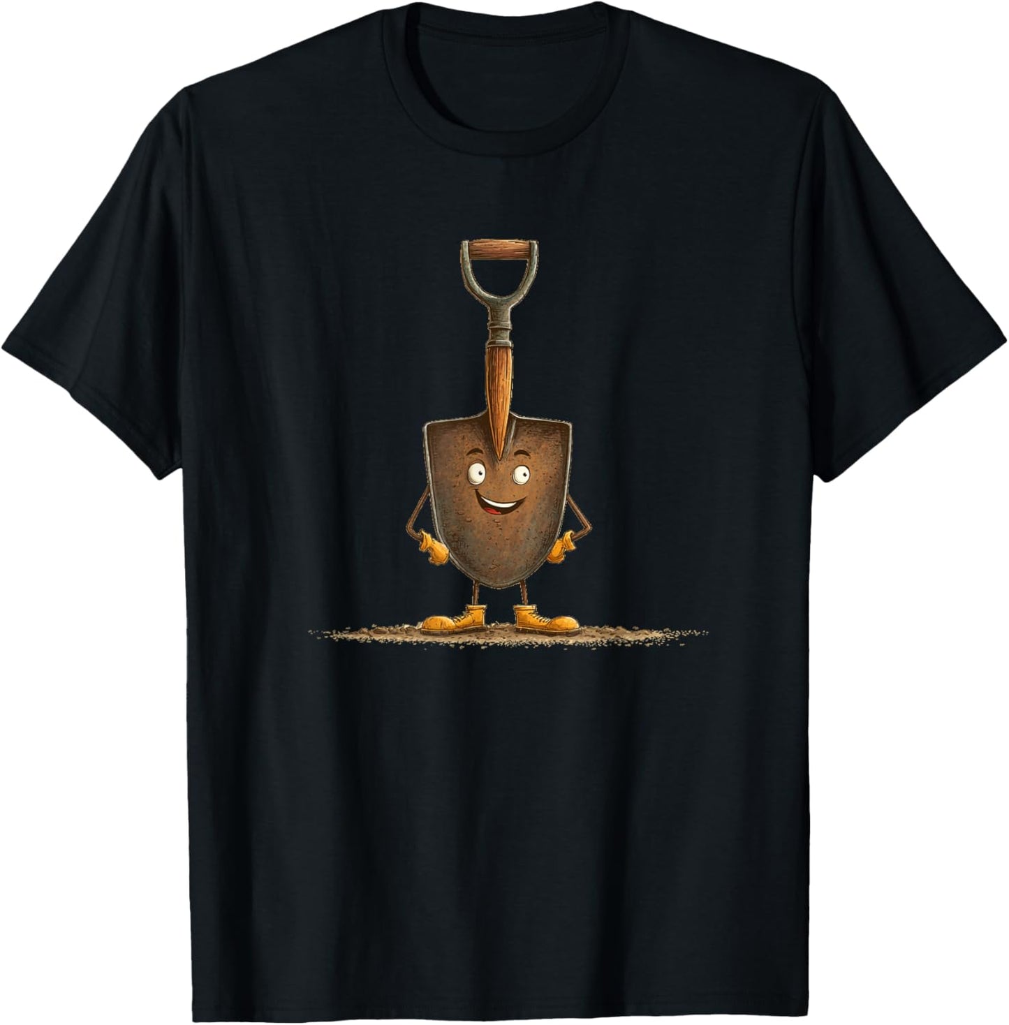 Funny Looking Shovel Costume for Boys and Girls T-Shirt - T-Shirt | Black