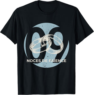 Idée Cadeau Couple 9 Ans de Mariage – Noces de faïence T-Shirt - T-Shirt | Black