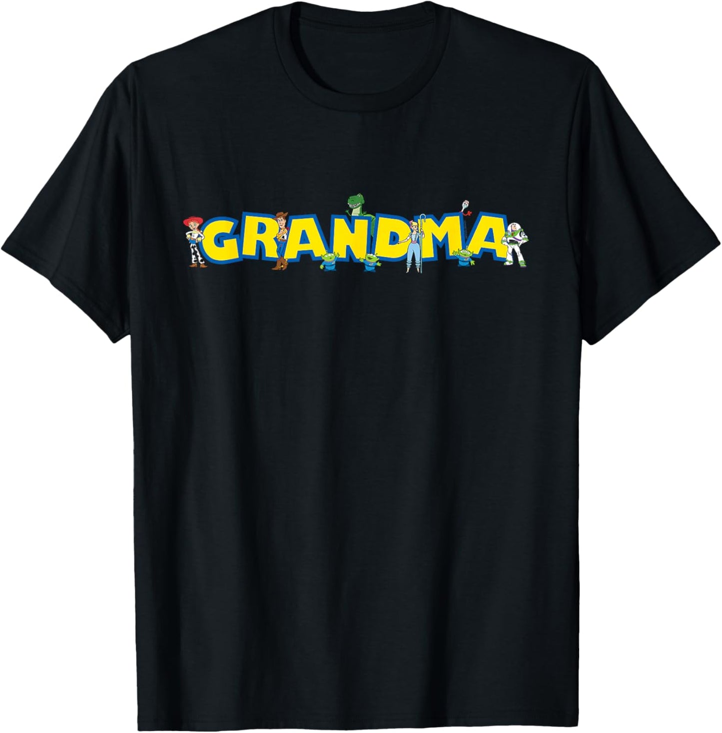 Disney & Pixar's Toy Story Grandma Gift Family Disney Trip T-Shirt - T-Shirt | Black