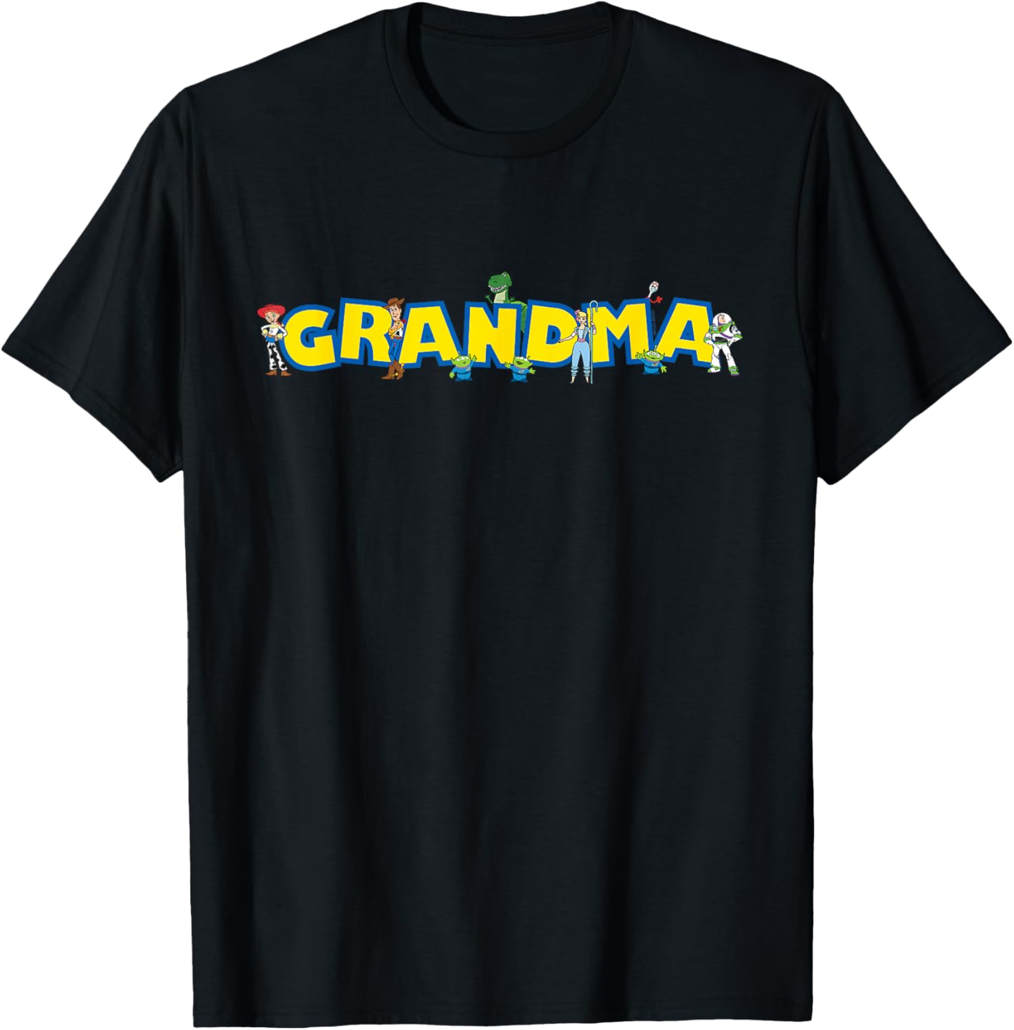 Disney & Pixar's Toy Story Grandma Gift Family Disney Trip T-Shirt - T-Shirt | Black