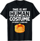 This is My Human Costume I'm Really a Pancake T-Shirt - T-Shirt | Black