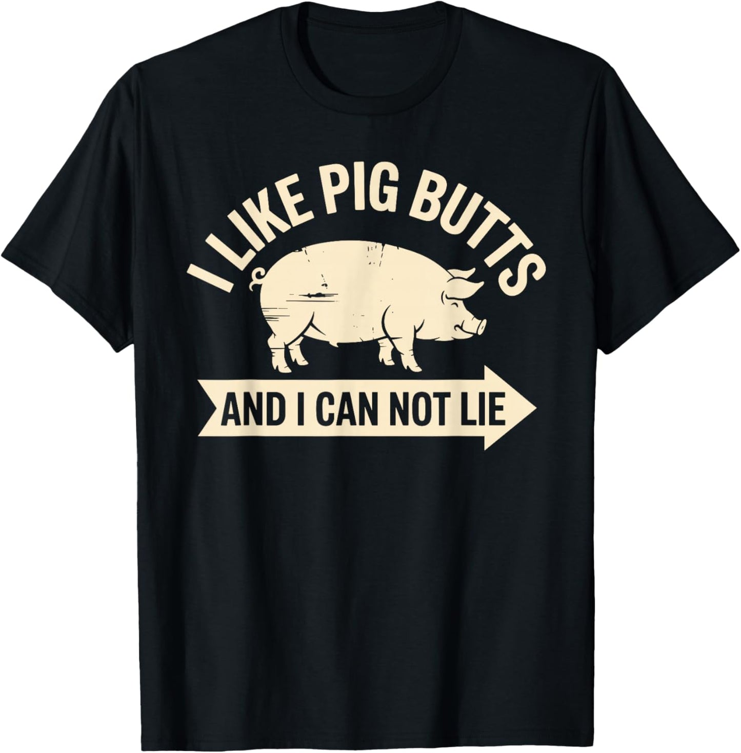 Funny Pig Design Women Kids Pig Pork Piglet Lover T-Shirt - T-Shirt | Black