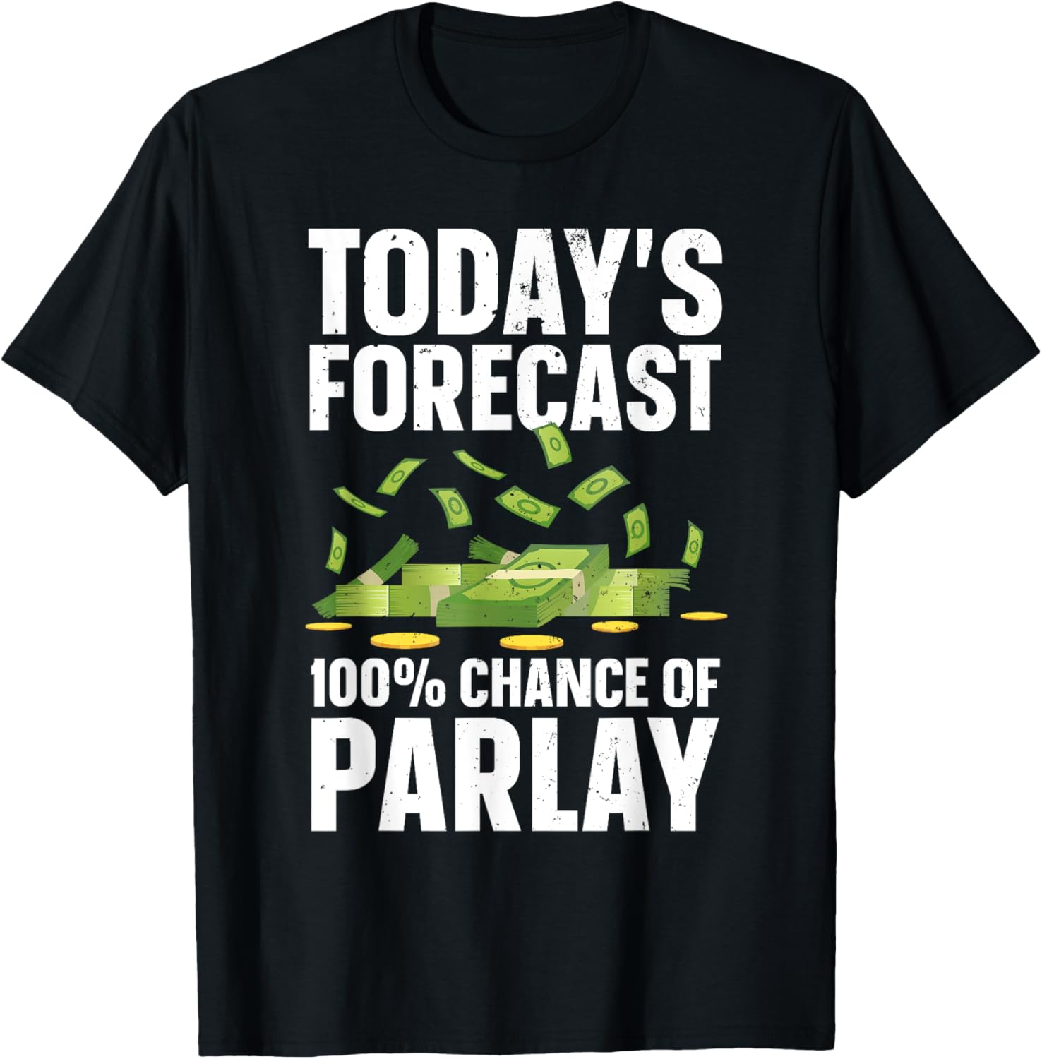 Parlay Sports Betting Design Women Sports Gambler T-Shirt - T-Shirt | Black