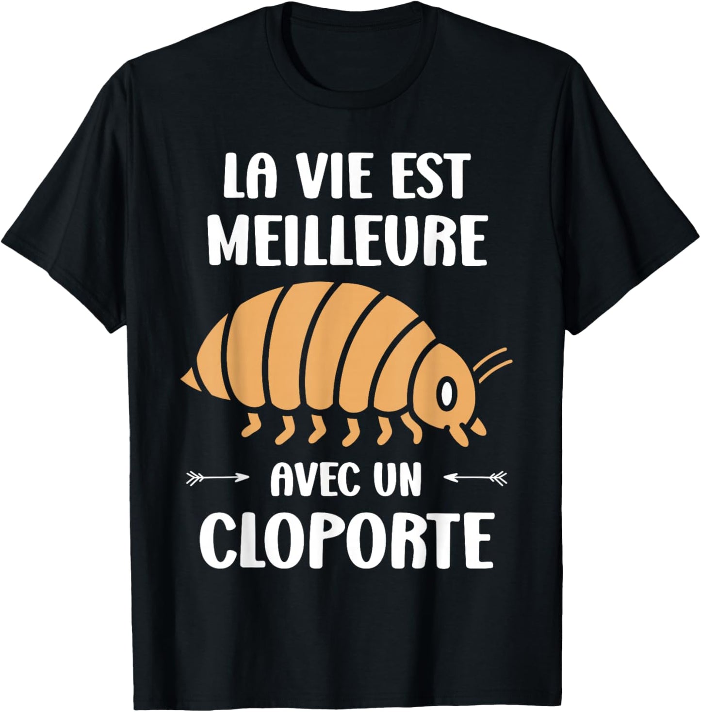 Humour Insect Life Is Better with A Woodlice T-Shirt - T-Shirt | Black
