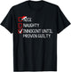 Nice Naughty Innocent Until Proven Guilty Christmas Xmas T-Shirt - T-Shirt | Black