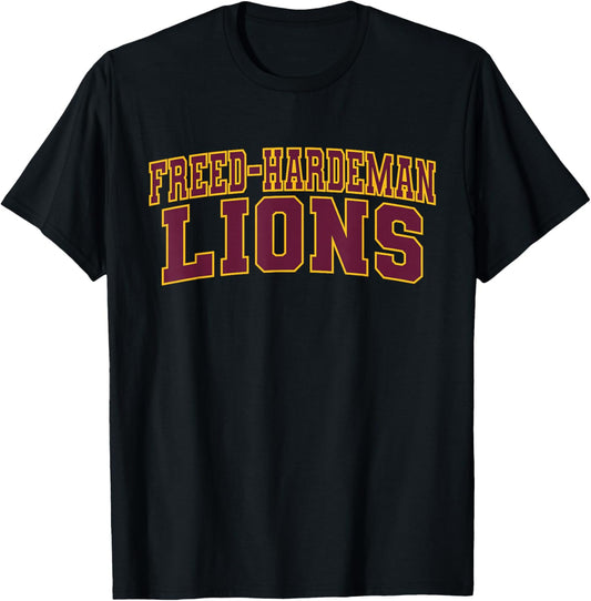 Freed Hardeman University Lions Apparel Sports Fan T-Shirt - T-Shirt | Black