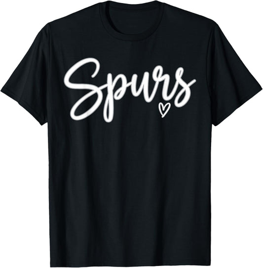 Retro Spurs Vintage T-Shirt - T-Shirt | Black
