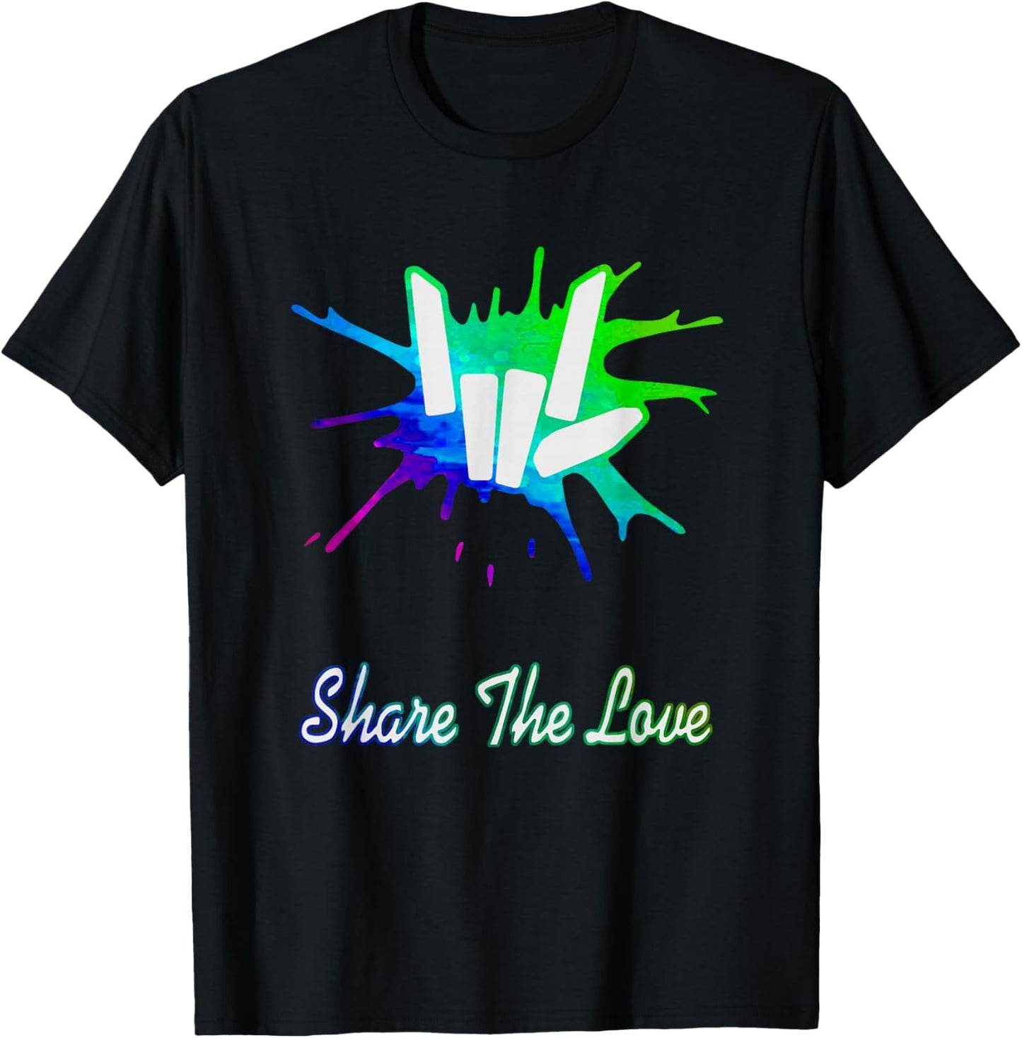 Kids Share The Love Merch for Birthday Gifts T-Shirt - T-Shirt | Black