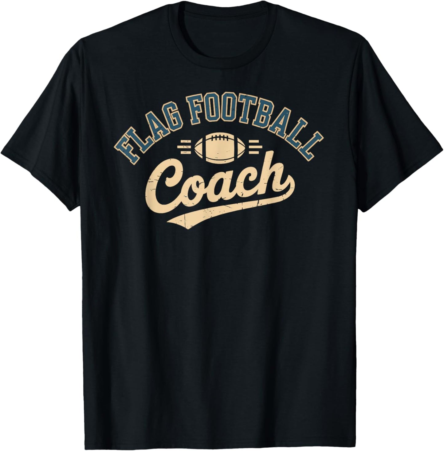 Flag Football Coach T-Shirt - T-Shirt | Black