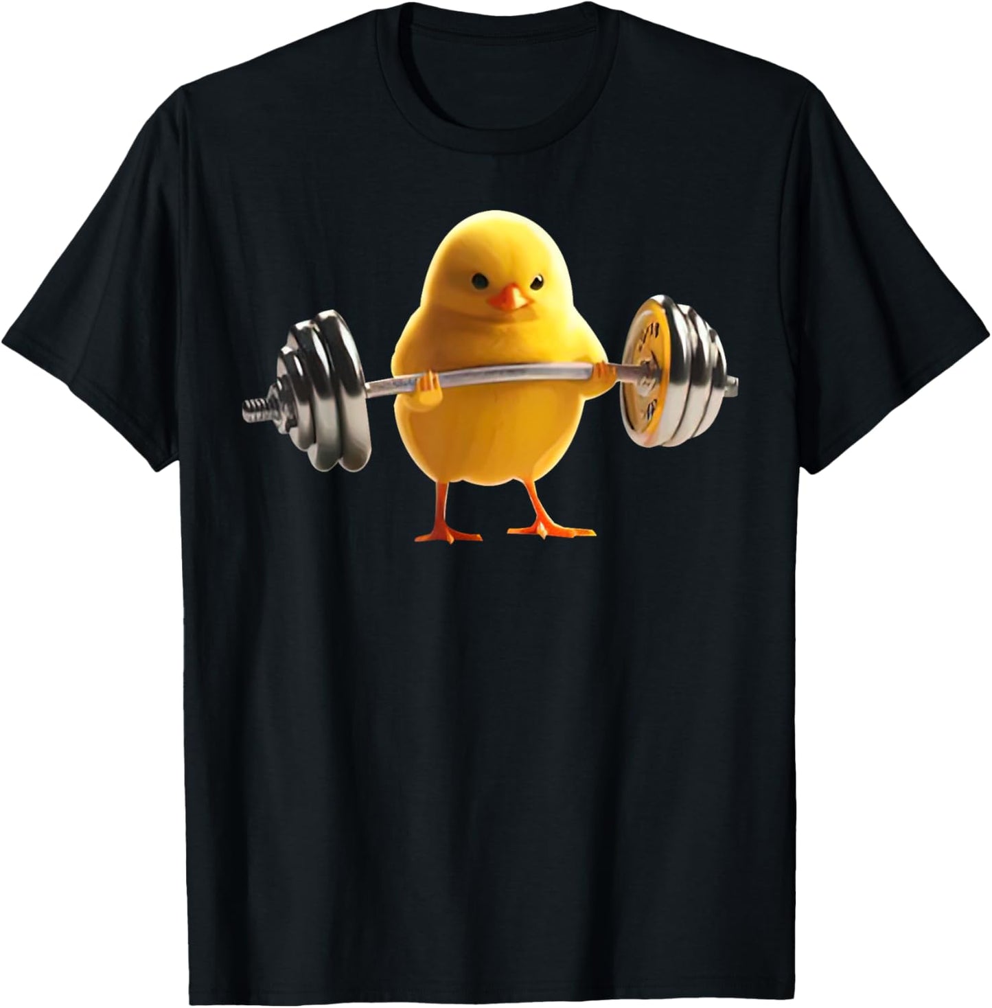 Weightlifting Chick Gym Bodybuilding Workout Fitness T-Shirt - T-Shirt | Black