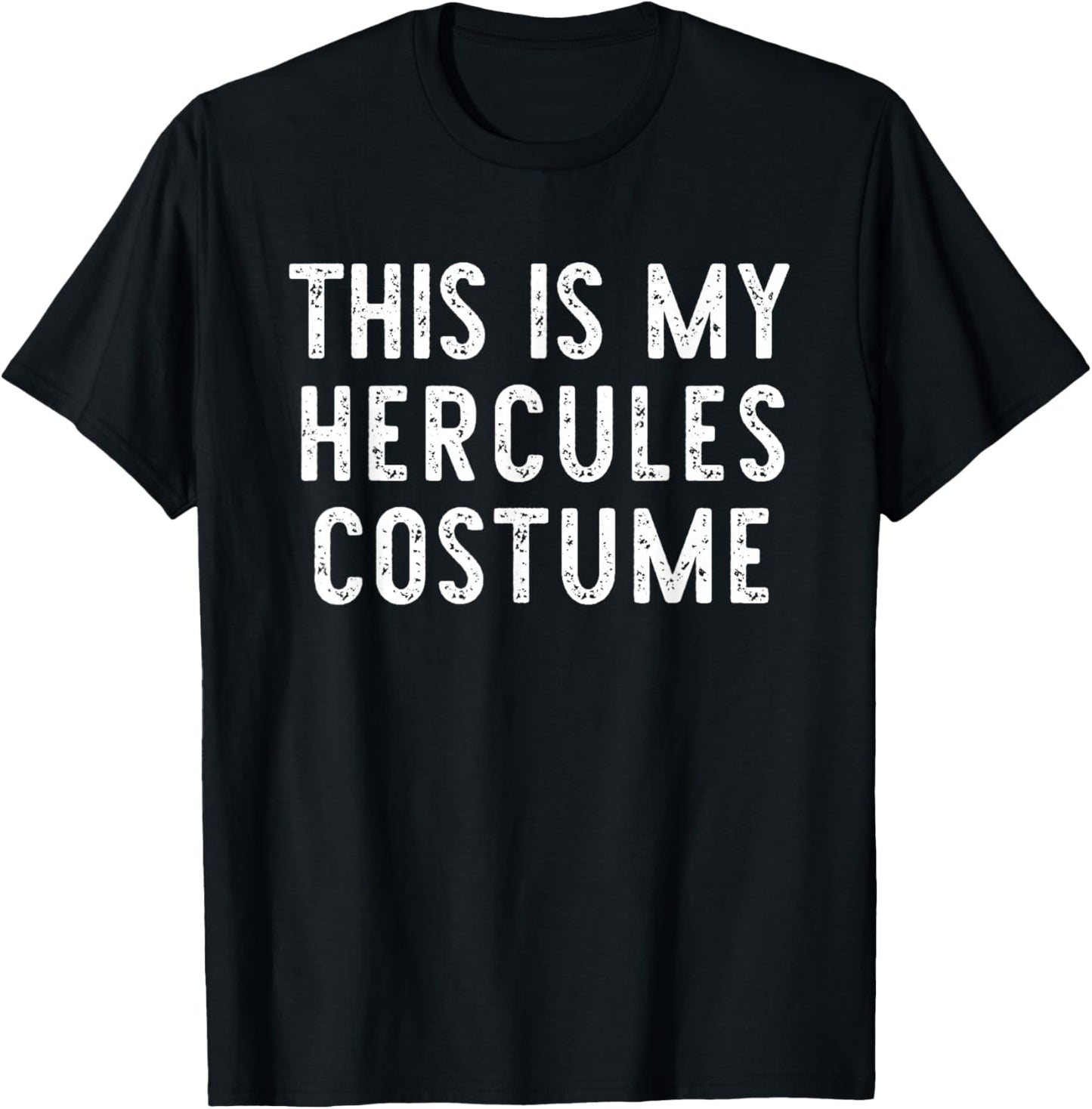 This Is My Hercules Costume Halloween Simple Kids Adult T-Shirt - T-Shirt | Black