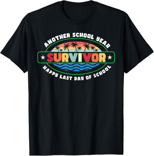 Another School Year Survivor The Longest School Year Ever T-Shirt - T-Shirt | Black