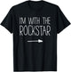 I'm With The Rockstar Shirt Adult Kids Men Women Costume T-Shirt - T-Shirt | Black