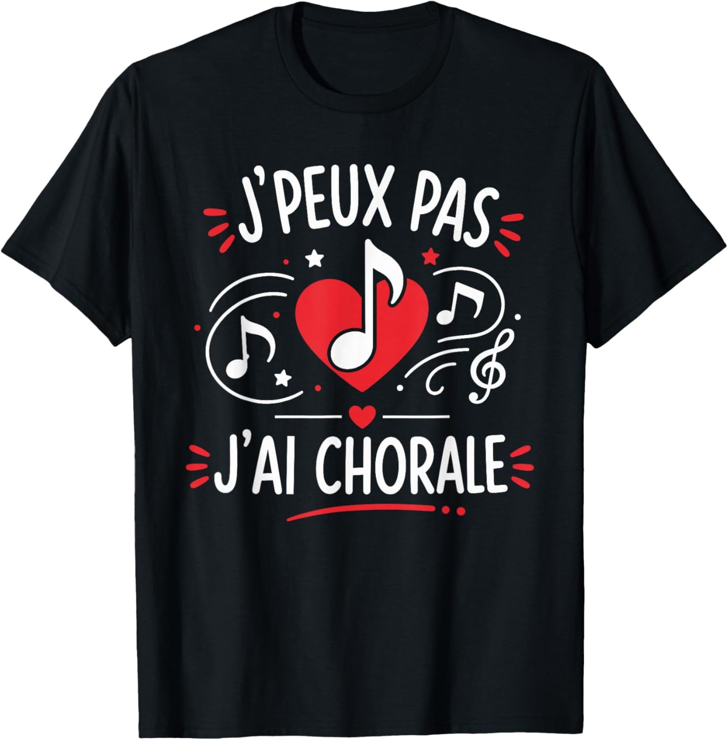 Humour Chanteur de Choeur Chant Je Peux Pas J'Ai Chorale T-Shirt - T-Shirt | Black
