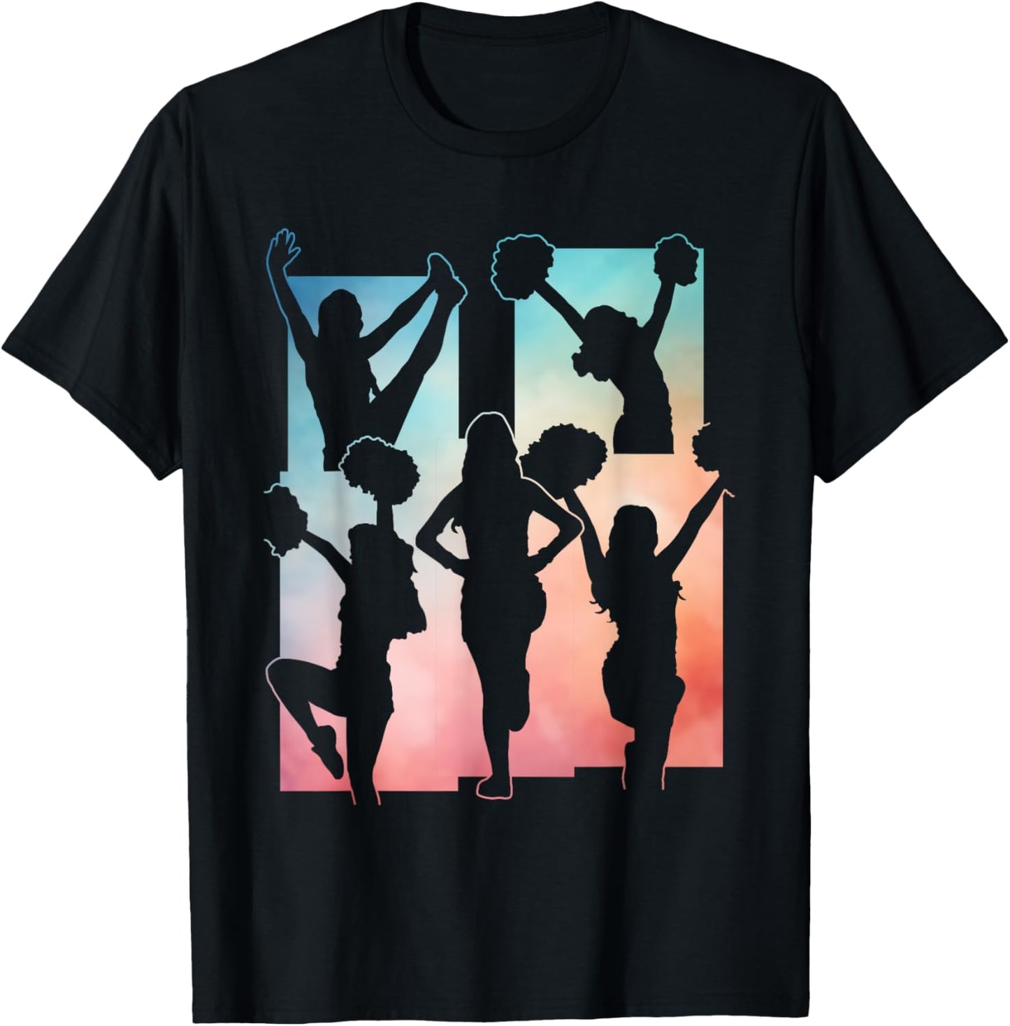 Cheerleading Cheer Stuff for Cheerleader Girls Funny Cheerleader Cheering Acrobatic Enthusiast Cheerleading T-Shirt - T-Shirt | Black