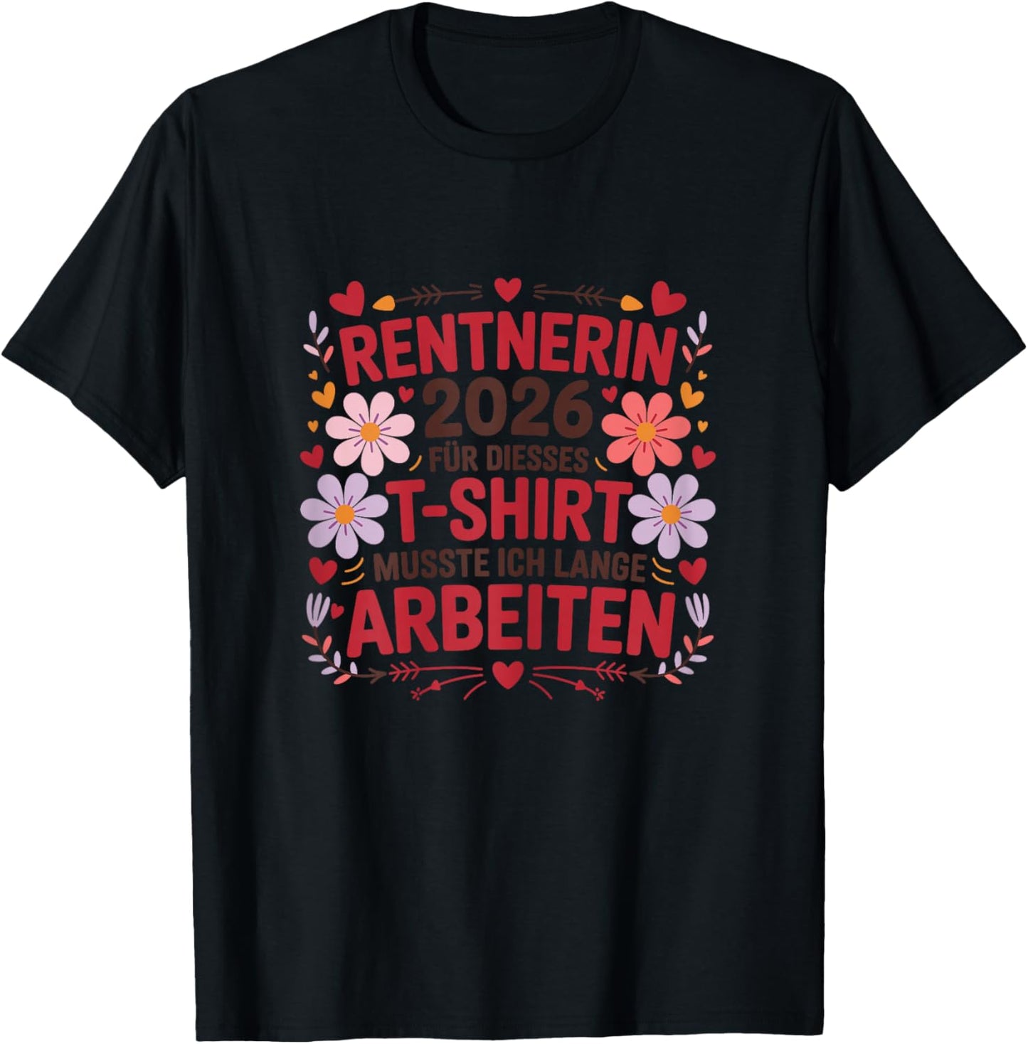 Damen Rentnerin 2026 Rente Damen T-Shirt - T-Shirt | Black