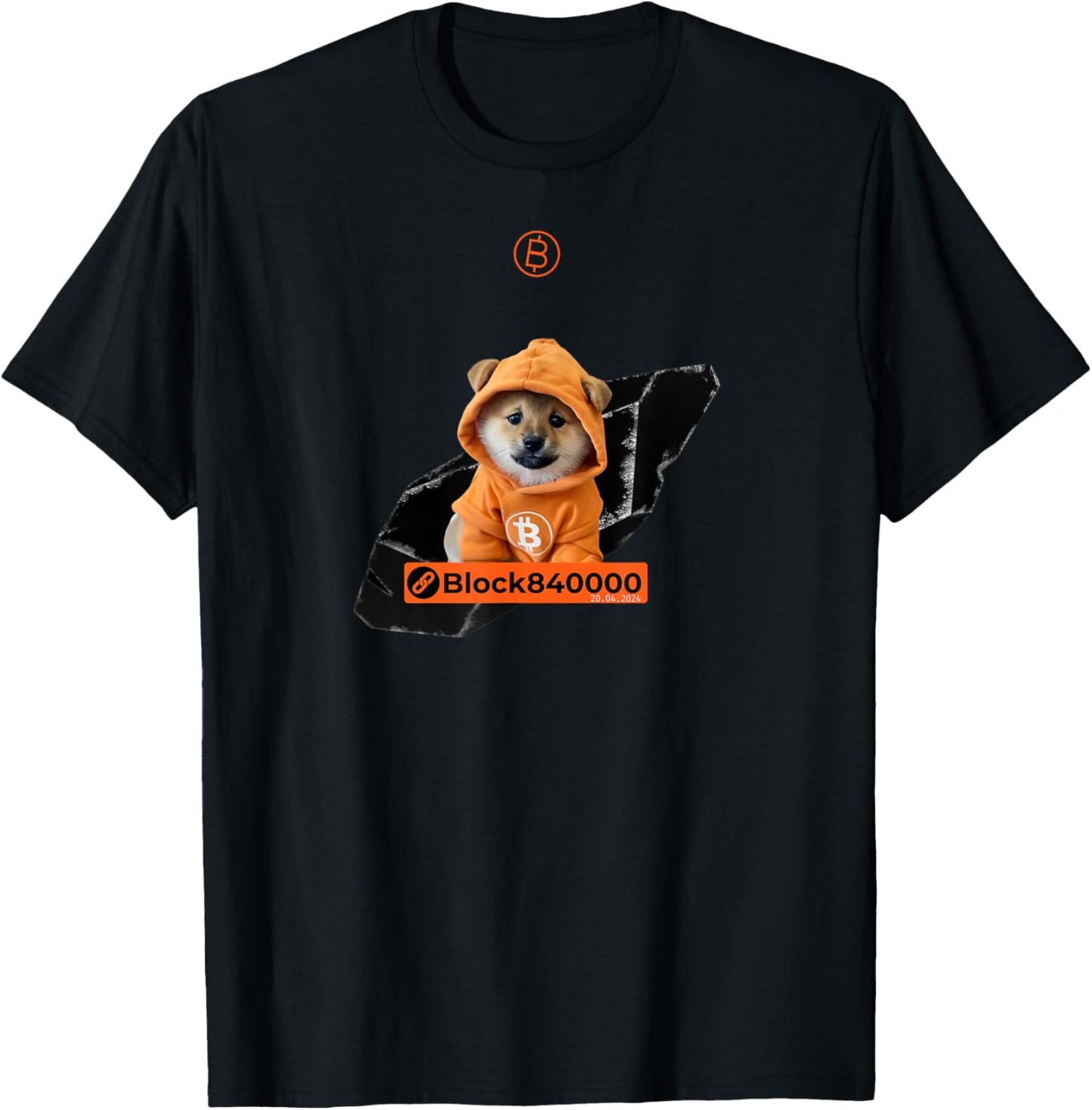 Bitcoin Runes - DOG GO TO THE MOON - #DOG T-Shirt - T-Shirt | Black