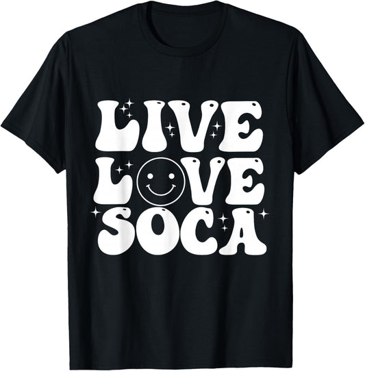 Soca For Sokah Music Trinidad & Tobacco Guyanese Carnival T-Shirt - T-Shirt | Black
