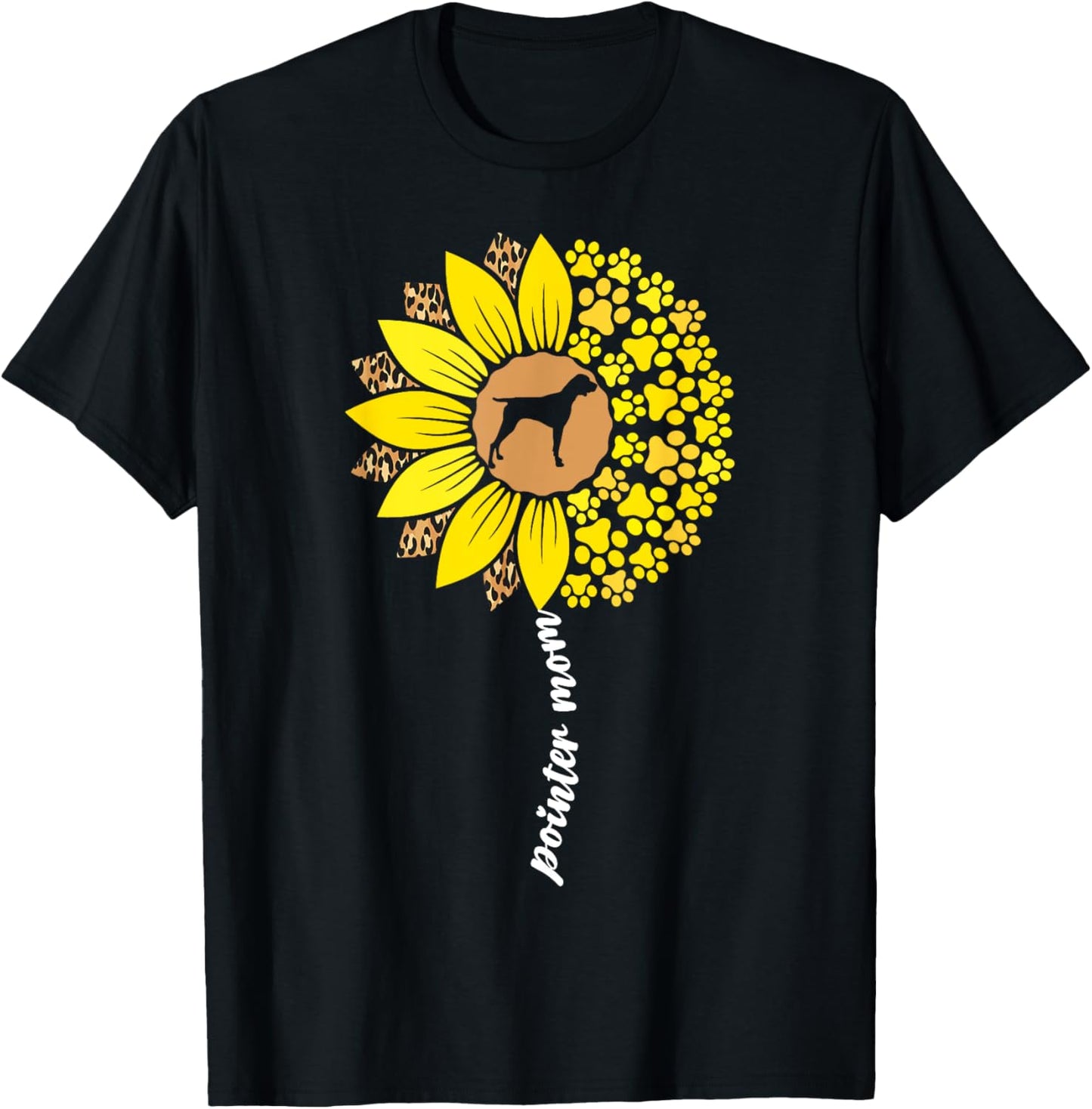 Cute German Shorthaired Pointer For Mom Women GSP Mom Dog T-Shirt - T-Shirt | Black