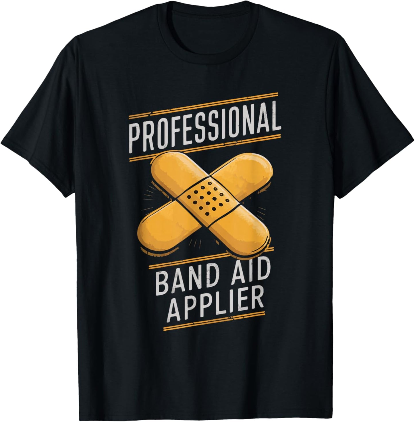 Paramedic EMT EMS Professional Band-Aid Applier Men Women T-Shirt - T-Shirt | Black