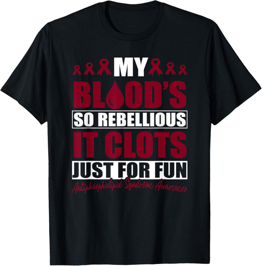 Antiphospholipid Syndrome T-Shirt - T-Shirt | Black