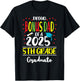 Proud Bonus Dad of a Class of 2025 5th Grade Graduate T-Shirt - T-Shirt | Black