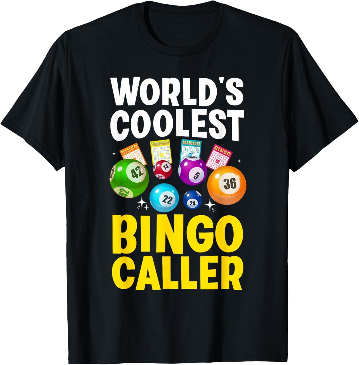 Bingo Caller Novelty Women Bingo Player Bingo Lover T-Shirt - T-Shirt | Black