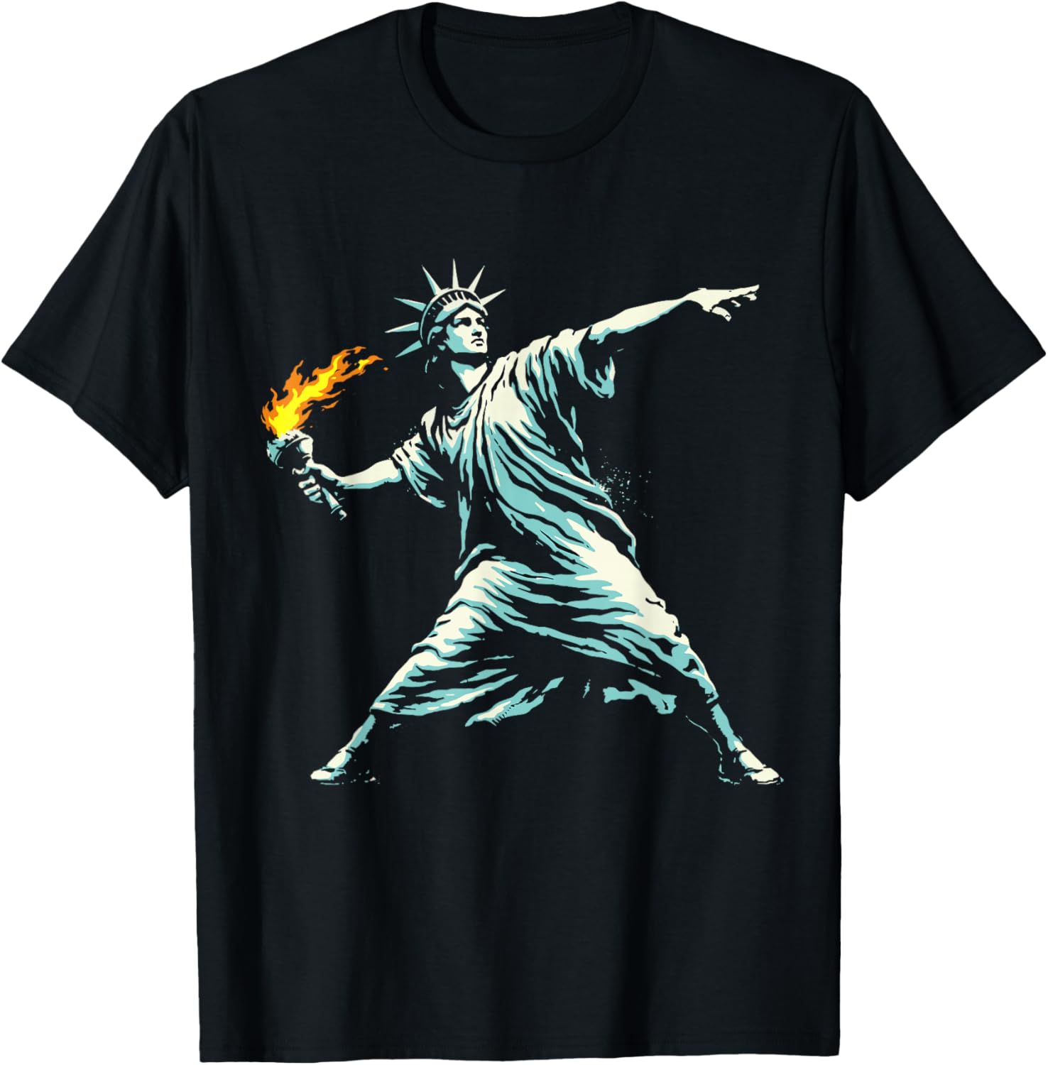 Statue of Liberty Resist T-Shirt - T-Shirt | Black