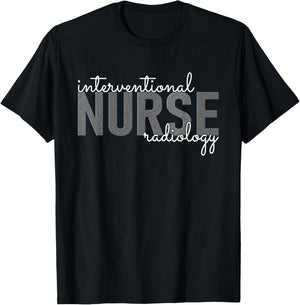 Interventional Radiology Nurse Practitioner IR Nursing T-Shirt - T-Shirt | Black