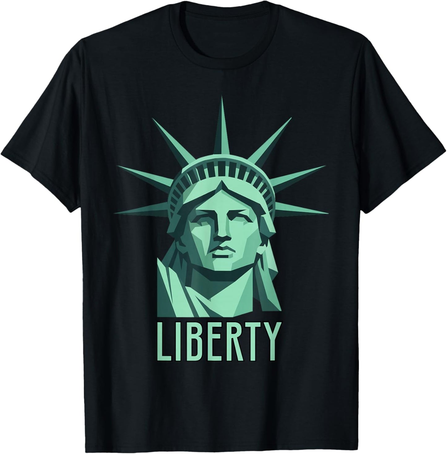 Patriotic Statue of Liberty 250 Years Anniversary of America T-Shirt - T-Shirt | Black