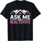 Realtor Ask Me About Real Estate Women Realtor T-Shirt - T-Shirt | Black