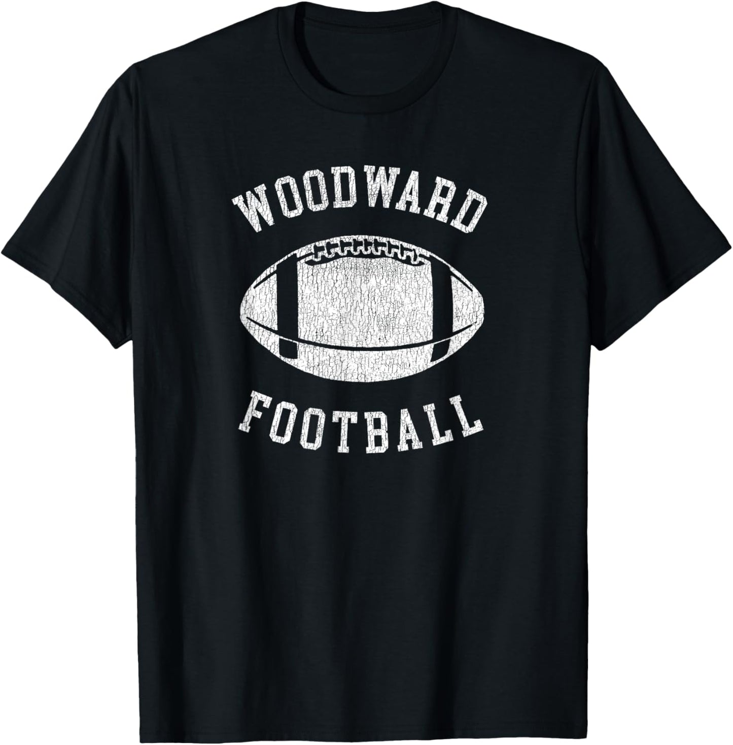 Woodward Football Distressed Vintage 80's Throwback Classic T-Shirt - T-Shirt | Black