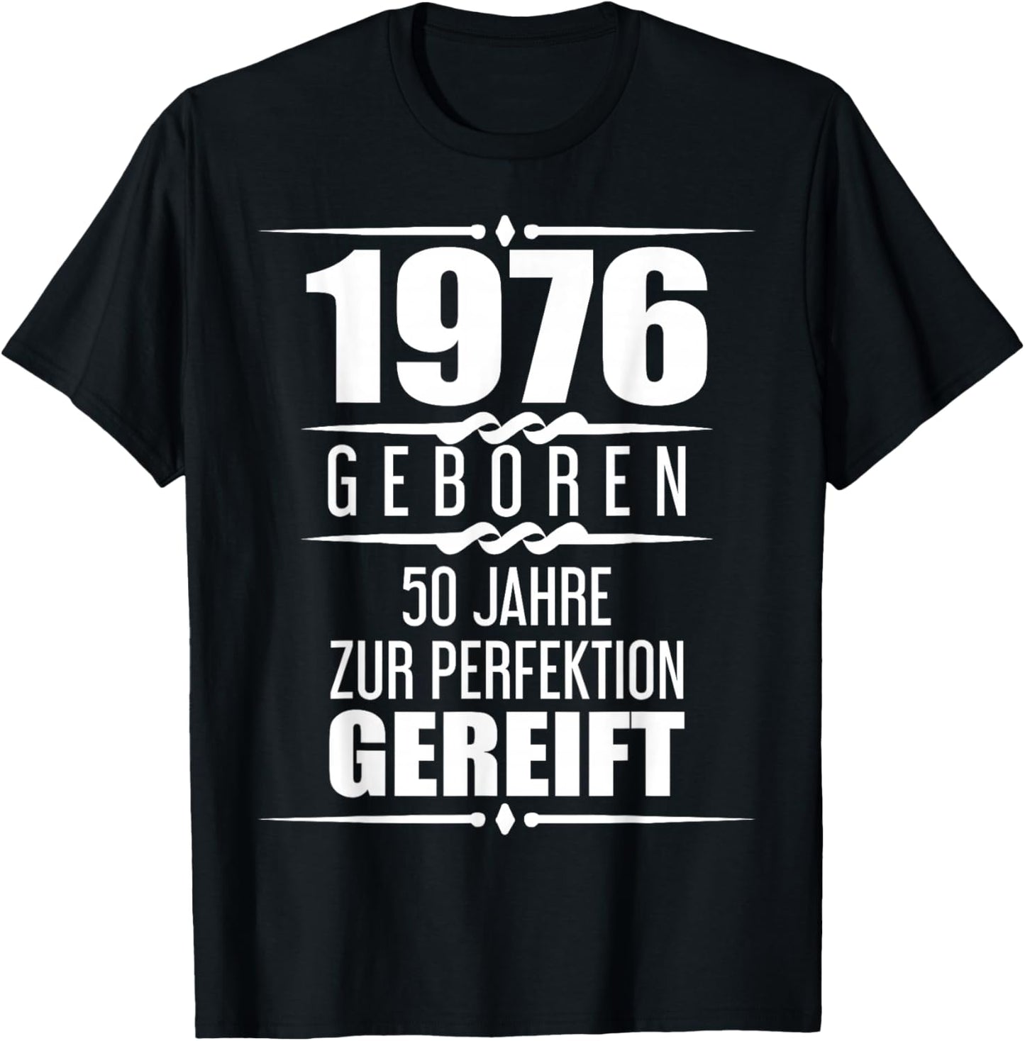 Funny 50 Years Saying Father Gift 50th Birthday T-Shirt - T-Shirt | Black