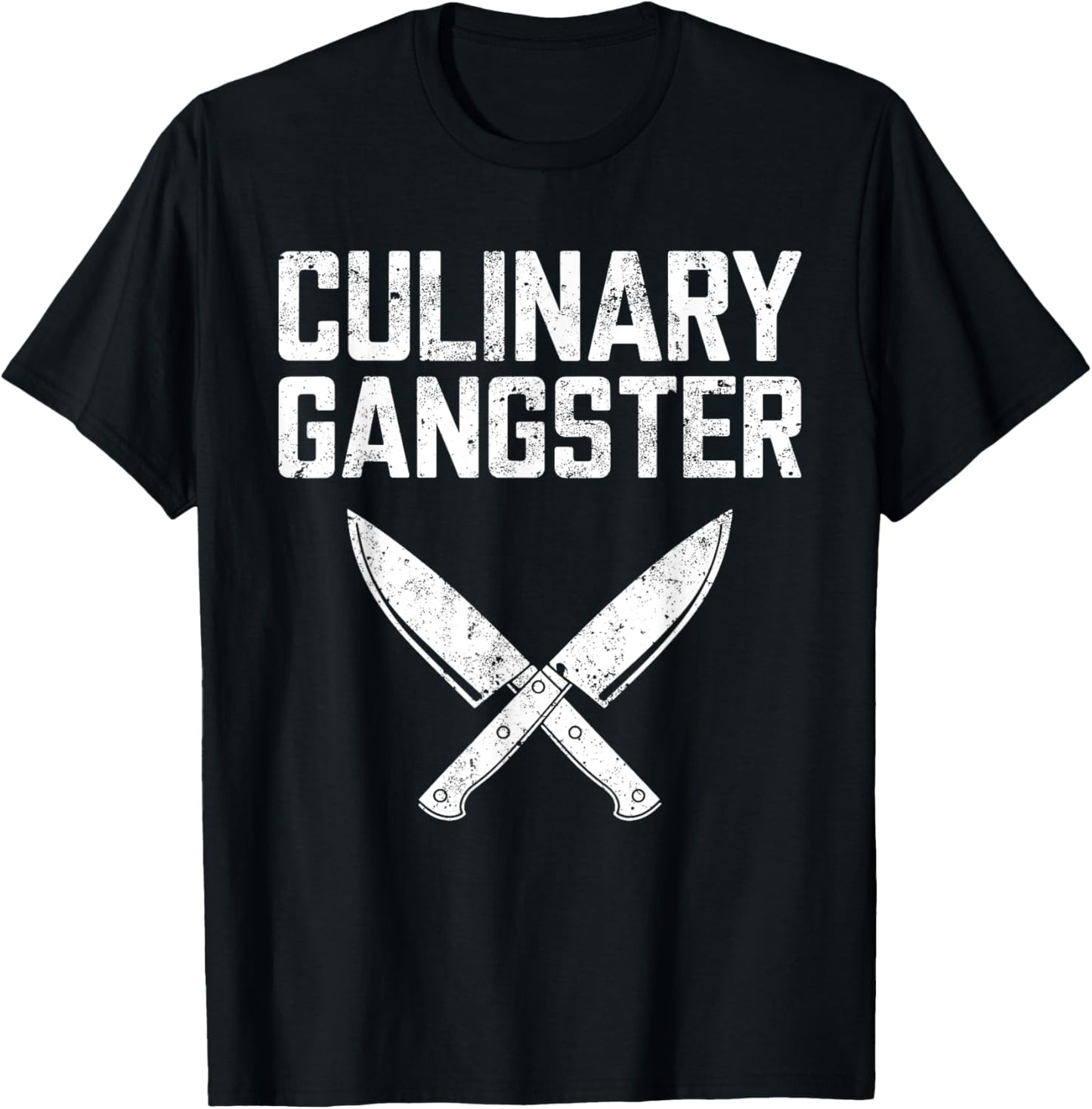 Culinary Gangster Shirt Men Women Culinary Chef Cooking T-Shirt - T-Shirt | Black