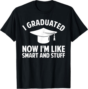 Funny Graduation Art Women Masters Degree Graduate T-Shirt - T-Shirt | Black