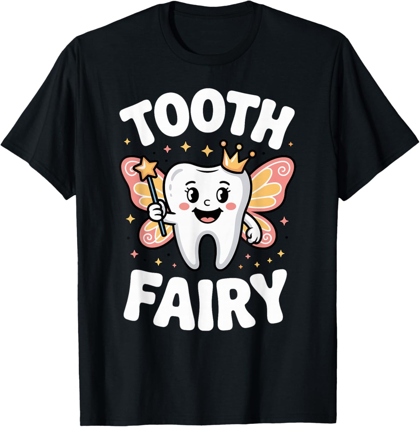 Funny Dentist Easy Costume Halloween Tooth Fairy T-Shirt - T-Shirt | Black