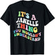 Retro Groovy Its a Janelle Thing You Wouldnt Understand T-Shirt - T-Shirt | Black