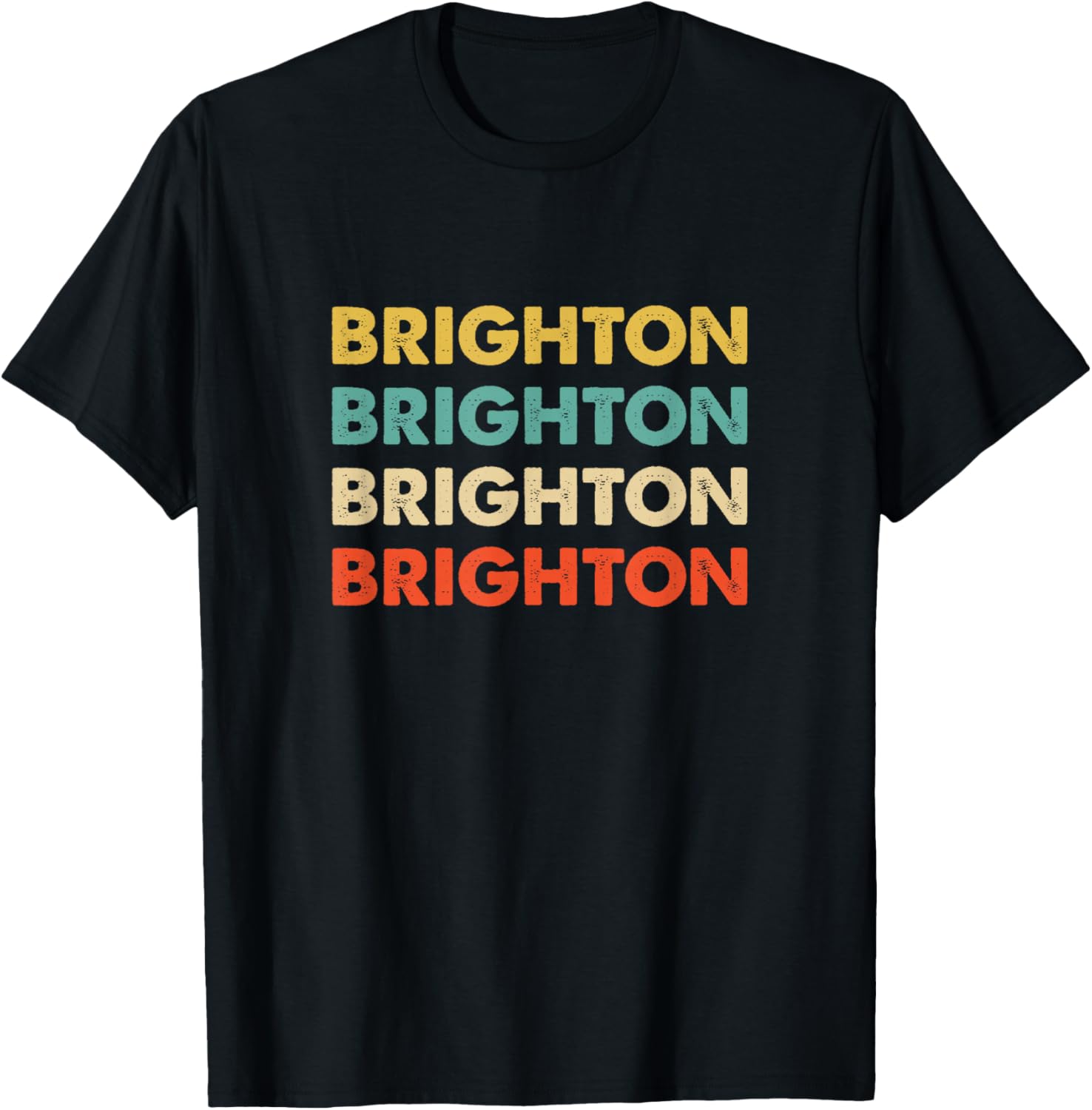 Brighton England T-Shirt - T-Shirt | Black