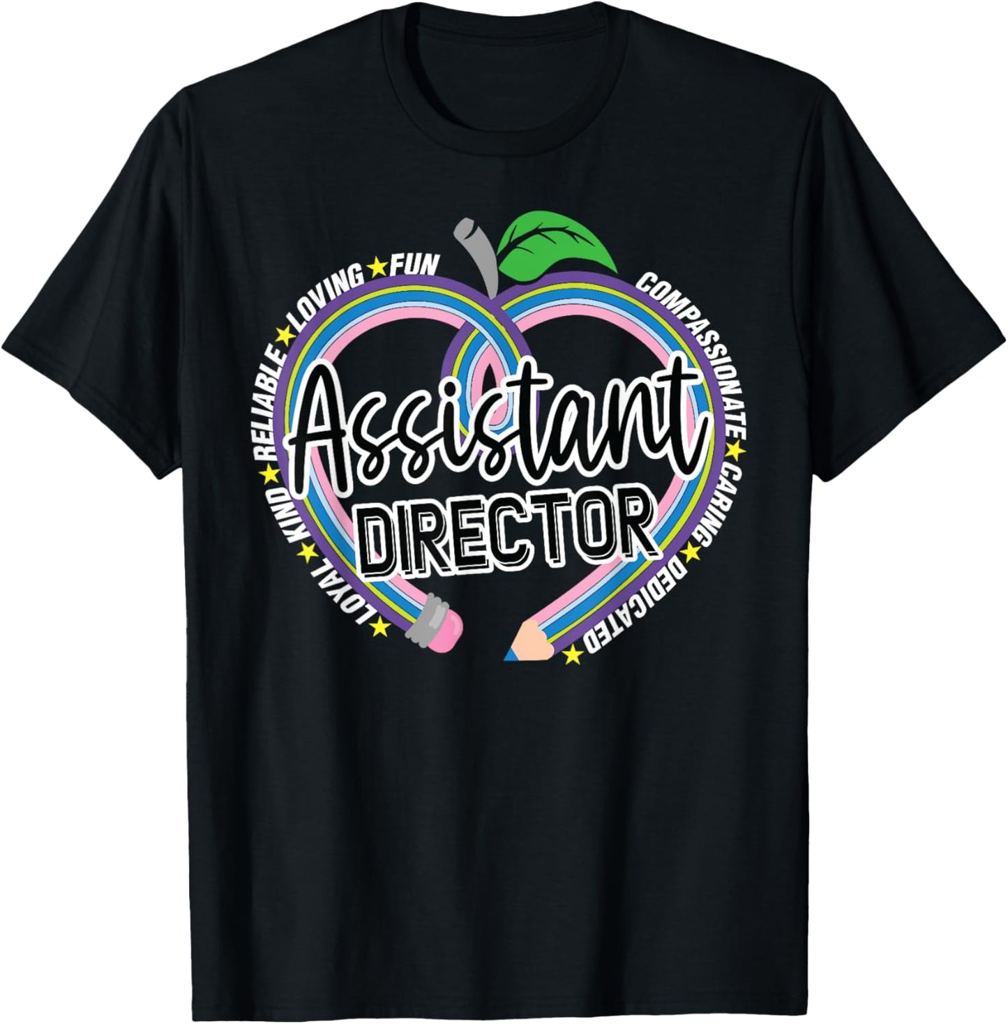Wild About School Team of Educator Counselors Crew Assistant Director Childcare Back To Preschool Group Daycare T-Shirt - T-Shirt | Black